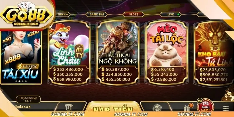 Slot game giải thưởng lớn