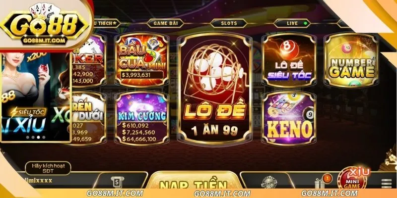Xổ số đa dạng cược